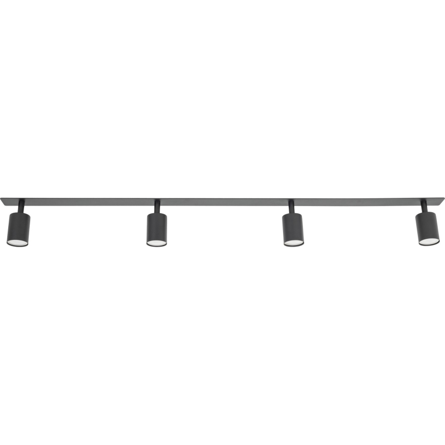 Podhledové bodové svítidlo NEX 4xGU10/10W/230V černá