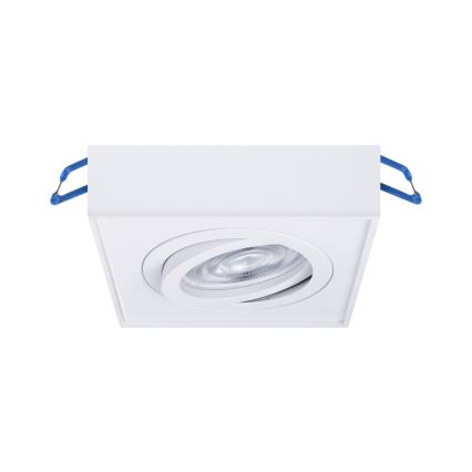 Podhledové bodové svítidlo NUSA 1xGU5,3/MR16/50W/12V hranatý bílá