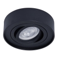 Podhledové bodové svítidlo NUSA 1xGU5,3/MR16/50W/12V kulatý černá