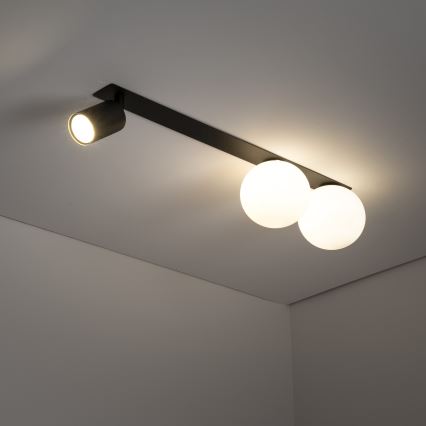 Podhledové bodové svítidlo VOX 2xG9/8W/230V + 1xGU10/10W černá