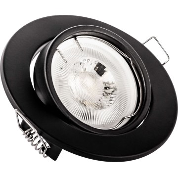 Podhledové svítidlo 1xGU10/MR16/10W/230V pr. 9 cm černá