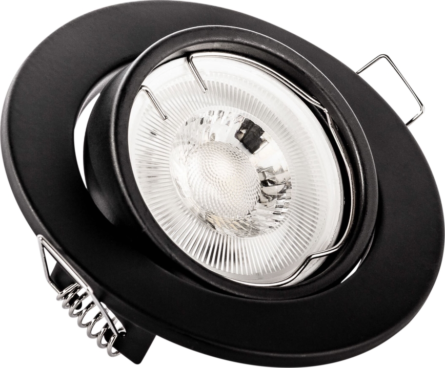 Podhledové svítidlo 1xGU10/MR16/10W/230V pr. 9 cm černá