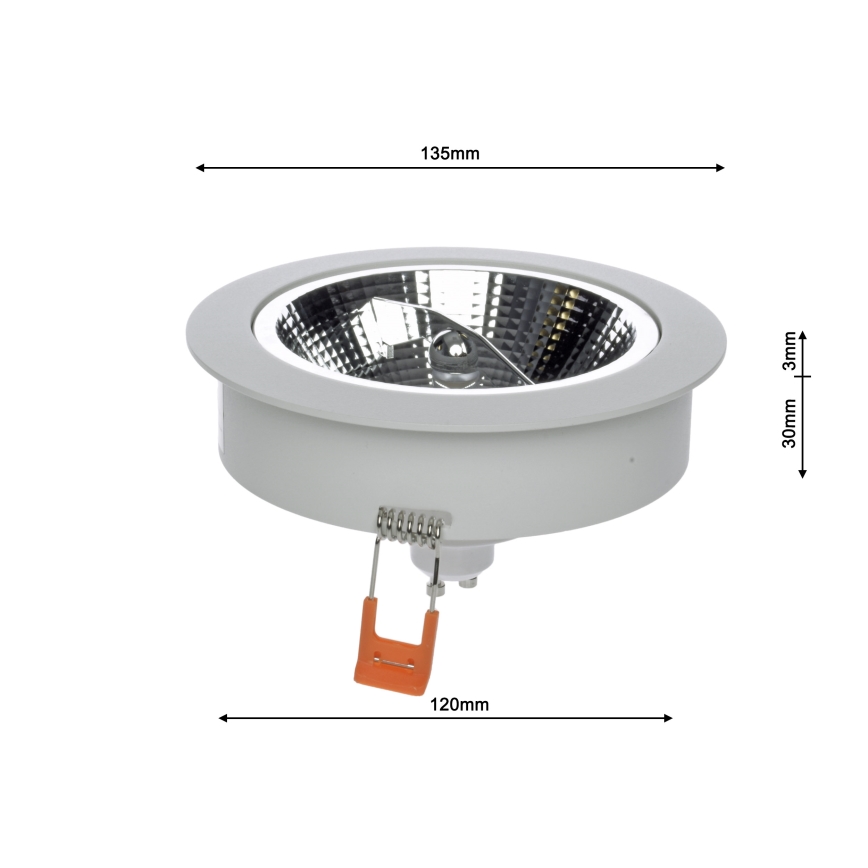 Podhledové svítidlo REDONDO 1xAR111 - GU10/25W/230V