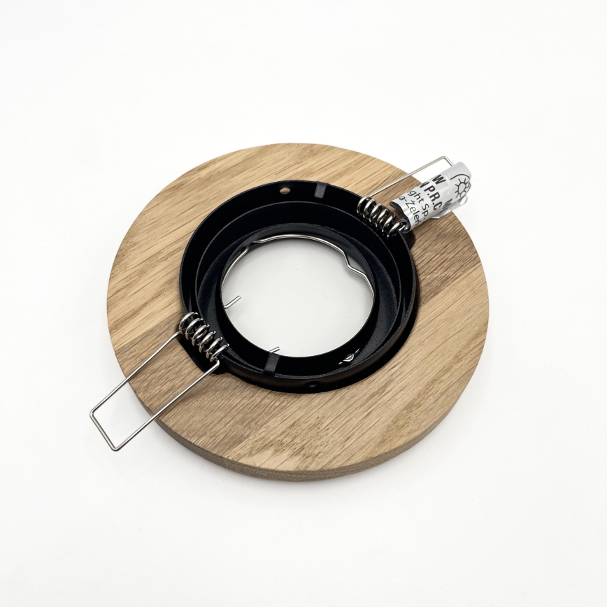Podhledové svítidlo TOBBY 1xG9/20W/230V pr. 11,5 cm dub/černá
