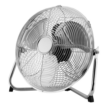 Podlahový ventilátor 70W/230V pr. 35 cm lesklý chrom