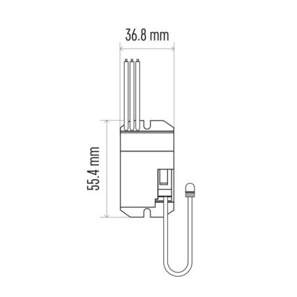 Pohybový infra senzor PIR B 800W/230V