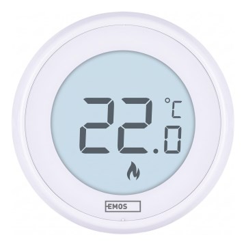 Pokojový manuální termostat 230V/6A 2xAA bílá