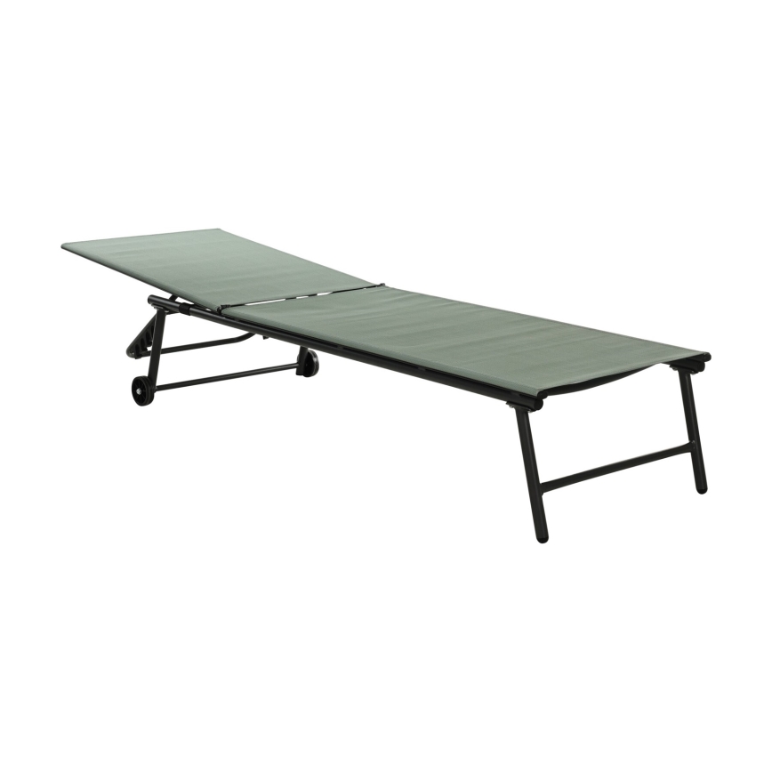 Polohovatelné lehátko TERA 57x185 cm zelená