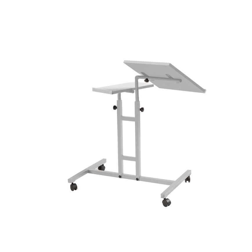 Polohovatelný stůl GLEN 67x46 cm bílá