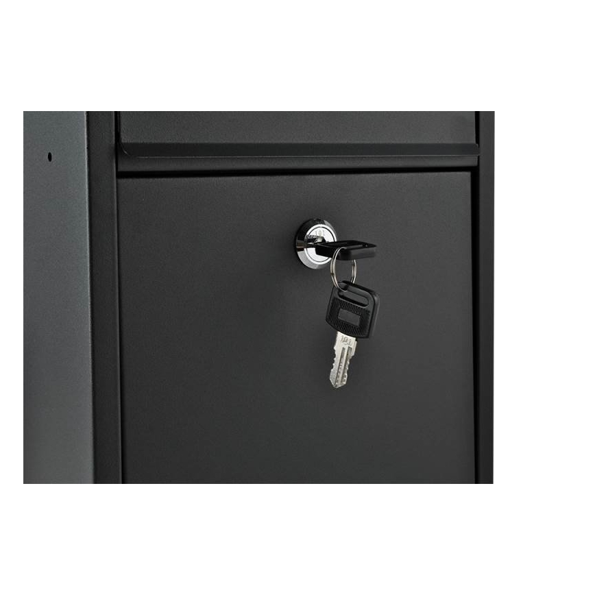 Poštovní schránka 21,7x32 cm černá