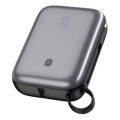 Power Bank 10000 mAh 20W Power Delivery Compact s vestavěným navíjecím USB-C kabelem 1m černá