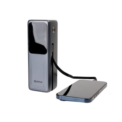 Power Bank s LED displejem Power Delivery 27000 mAh 3,7V černá