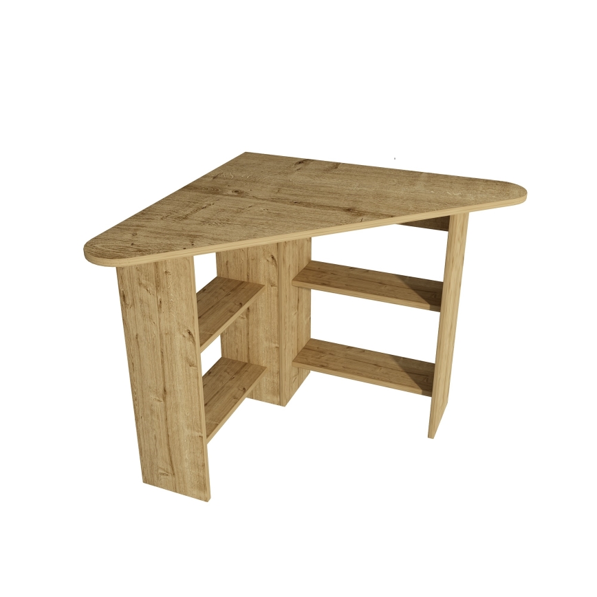 Pracovní stůl CORNER 113x80 cm dub safírový