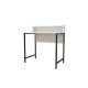 Pracovní stůl USO 90,8x90 cm bílá/černá