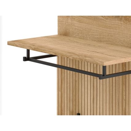 Předsíňová stěna KLEO hnědá/bílá