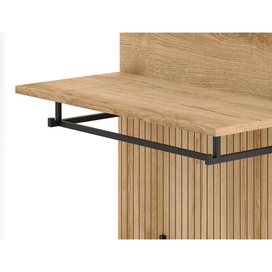 Předsíňová stěna KLEO hnědá/bílá