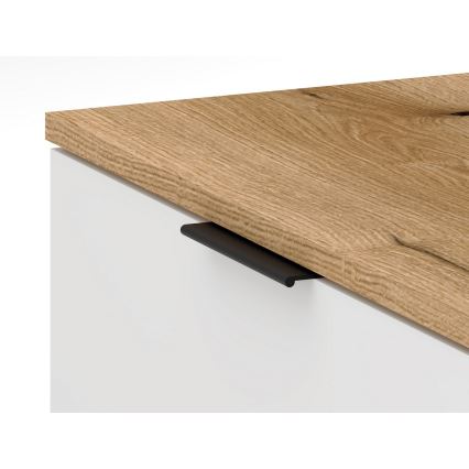 Předsíňová stěna KLEO hnědá/bílá