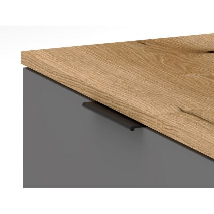 Předsíňová stěna KLEO hnědá/grafit