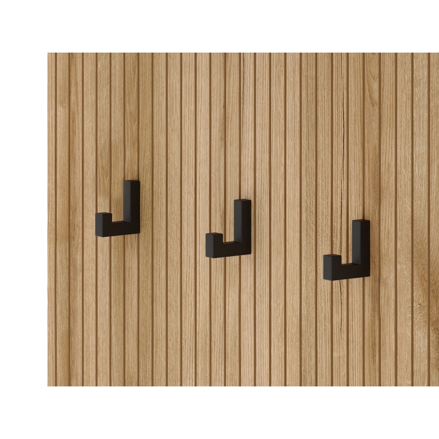 Předsíňová stěna se zrcadlem SVEN hnědá/bílá