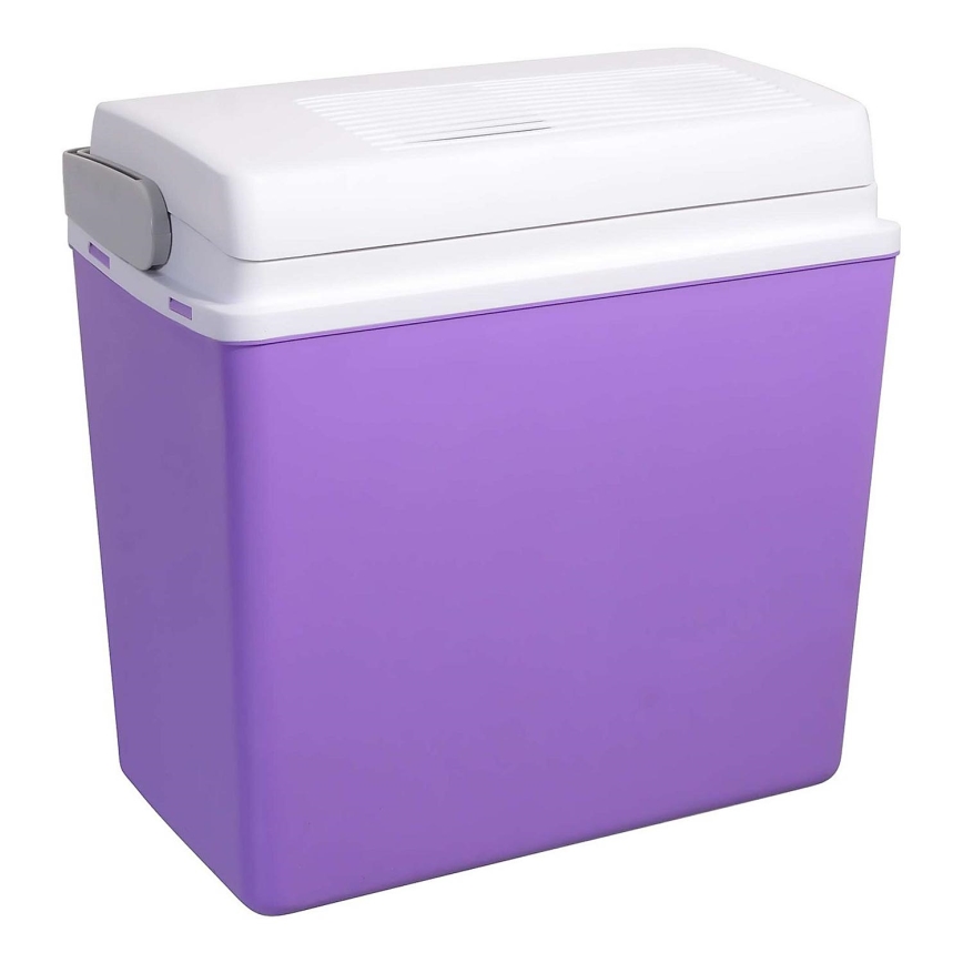 Přenosná autochladnička 23 l 55W/12V/230V fialová/bílá