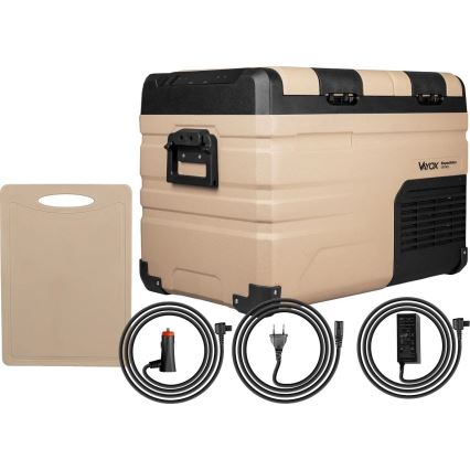 Přenosná autochladnička s LCD displejem 39 l 230V/12V/24V hnědá