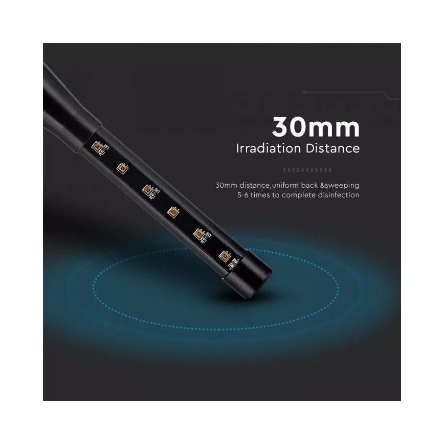 Přenosná dezinfekční germicidní lampa mini UVC/14W/230V 3000 mAh