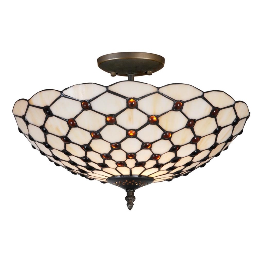 Prezent 109 - Stropní svítidlo TIFFANY 2xE27/40W/230V