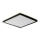 Prezent 27311 - LED Koupelnové stropní svítidlo CORDIA SQ LED/12W/230V 3000/6000K IP54 černá