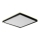 Prezent 27315 - LED Koupelnové stropní svítidlo CORDIA SQ LED/24W/230V 3000/6000K IP54 černá