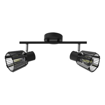 Prezent 27517 - Bodové svítidlo PONTEO 2xE27/40W/230V černá