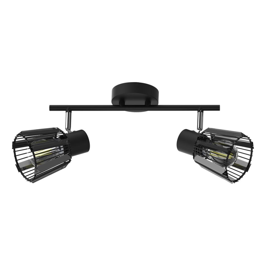 Prezent 27517 - Bodové svítidlo PONTEO 2xE27/40W/230V černá