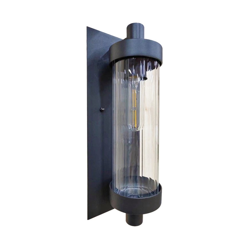 Prezent 28213A - Venkovní nástěnné svítidlo VERTICA 1xE27/35W/230V IP54 černá