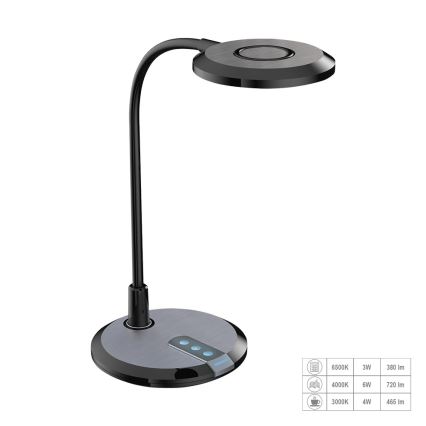 Prezent 31219 - LED Stmívatelná dotyková flexibilní stolní lampa PIXIE LED/7W/230V 3000-6500K