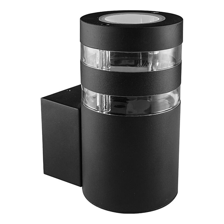 Prezent 31306 - Venkovní nástěnné svítidlo DAIMA 1xGU10/10W/230V IP44 černá