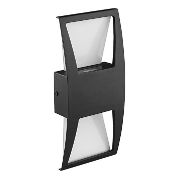 Prezent 31310 - LED Venkovní nástěnné svítidlo OZZ 2xLED/4W/230V IP44 černá
