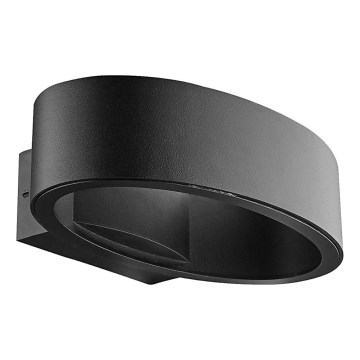 Prezent 31312 - LED Venkovní nástěnné svítidlo REBUS LED/5W/230V IP44 černá