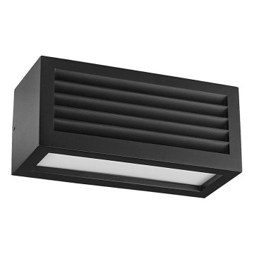 Prezent 31316 - Venkovní nástěnné svítidlo SUEZ 1xE27/18W/230V IP44 černá