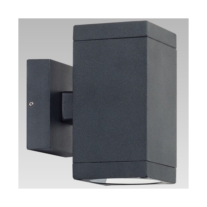 Prezent 39034 - Venkovní nástěnné svítidlo RETO SQ 2xGU10/35W/230V IP54