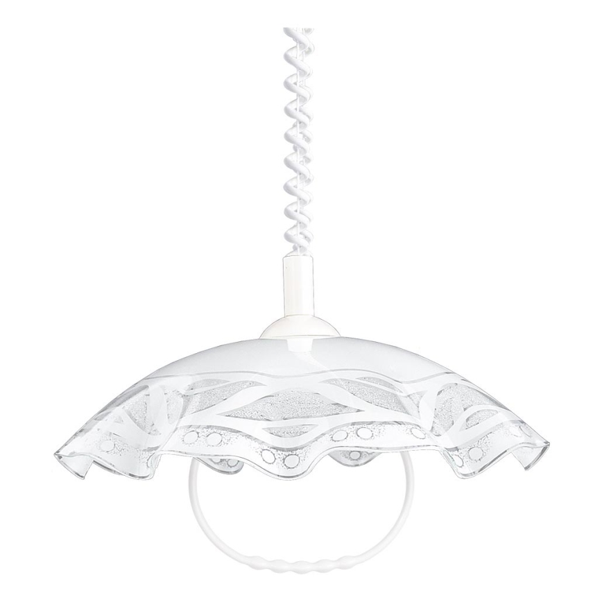 Prezent 44 - Lustr stahovací LYRA GLASS 1xE27/60W/230V