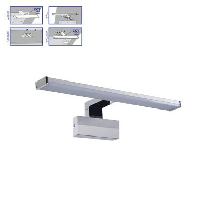 Prezent 70226  - LED Koupelnové osvětlení zrcadla TREMOLO PLUS LED/8W/230V IP44 3000/4000K 40 cm