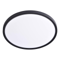 Prezent 70326 - LED Stmívatelné stropní svítidlo TRIMO LED/24W/230V 3000-6000K pr. 30 cm černá