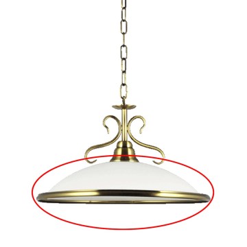 Prezent 75351 - Náhradní sklo k lustru VIOLA E27