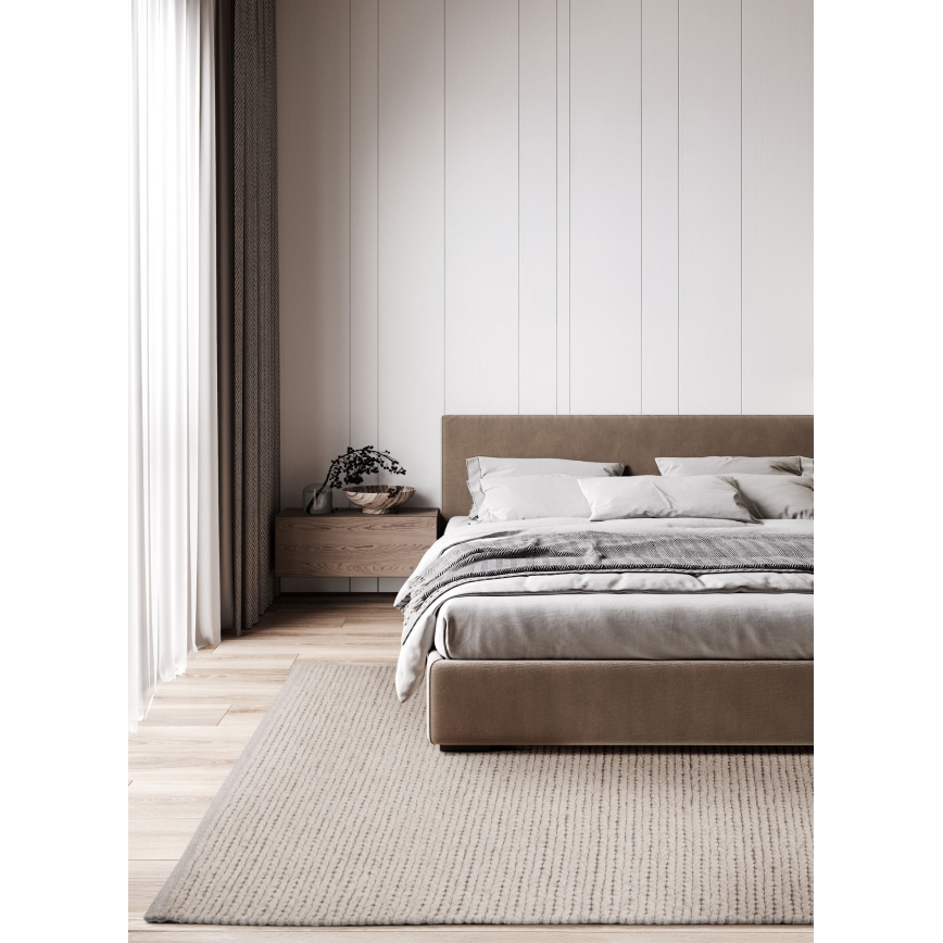 Přírodní koberec FIR WOOL 120x170 cm 2600 g/m2 krémová