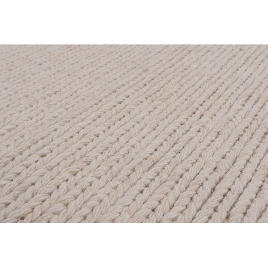 Přírodní koberec FIR WOOL 120x170 cm 2600 g/m2 krémová