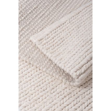 Přírodní koberec FIR WOOL 120x170 cm 2600 g/m2 krémová