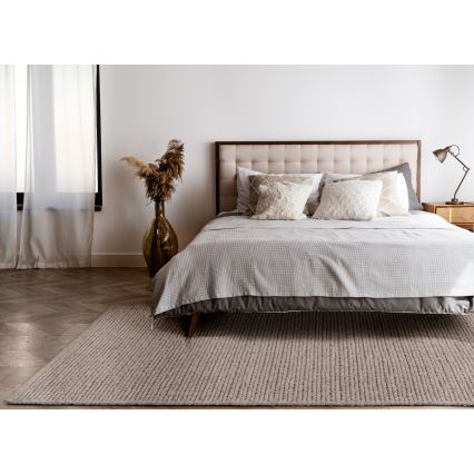 Přírodní koberec FIR WOOL 70x140 cm 2600 g/m2 béžová
