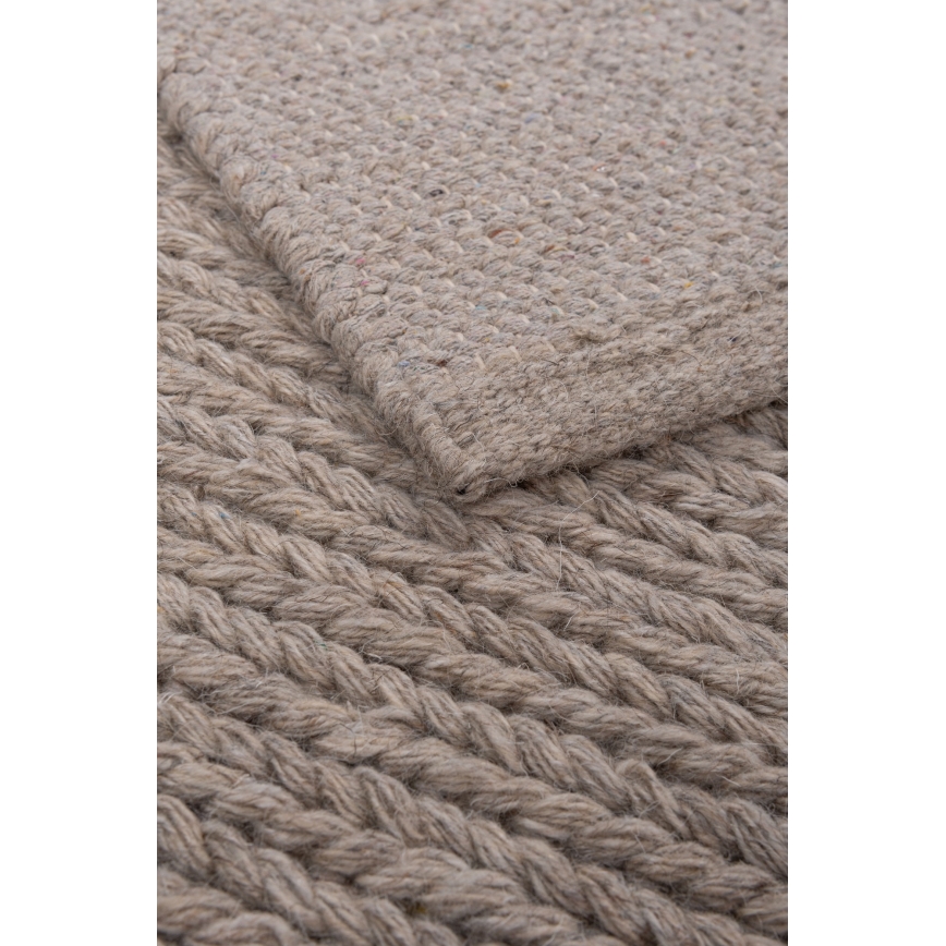 Přírodní koberec FIR WOOL 70x140 cm 2600 g/m2 béžová