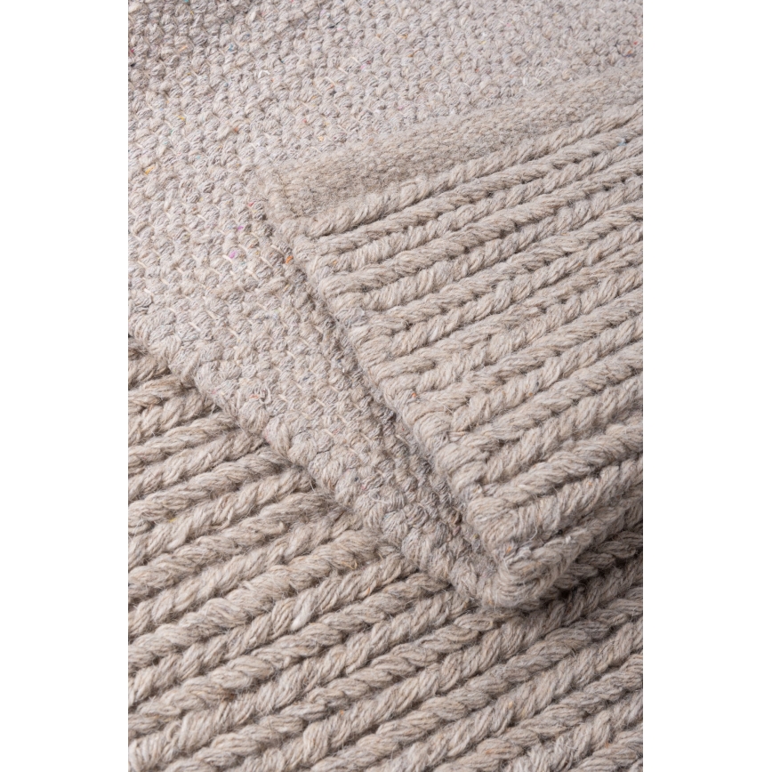 Přírodní koberec FIR WOOL 70x140 cm 2600 g/m2 béžová