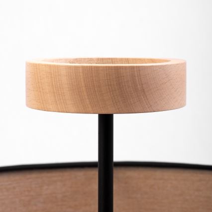 Přisazený lustr ALBA 3xE27/15W/230V pr. 40 cm černá/hnědá