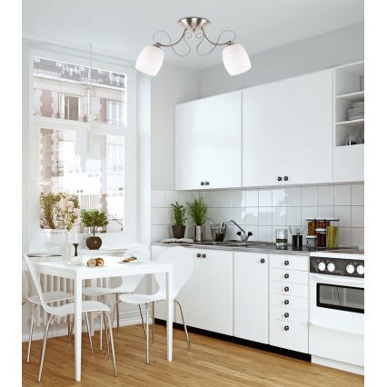 Přisazený lustr AMBA 2xE27/40W/230V